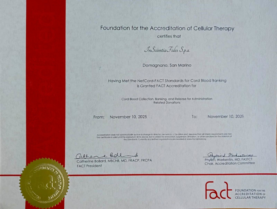 In Scientia Fides è certificata Fact NetCord