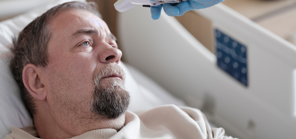 Paziente con linfoma di Hodgkin, patologia trattabile in alcuni casi con trapianto di cellule staminali